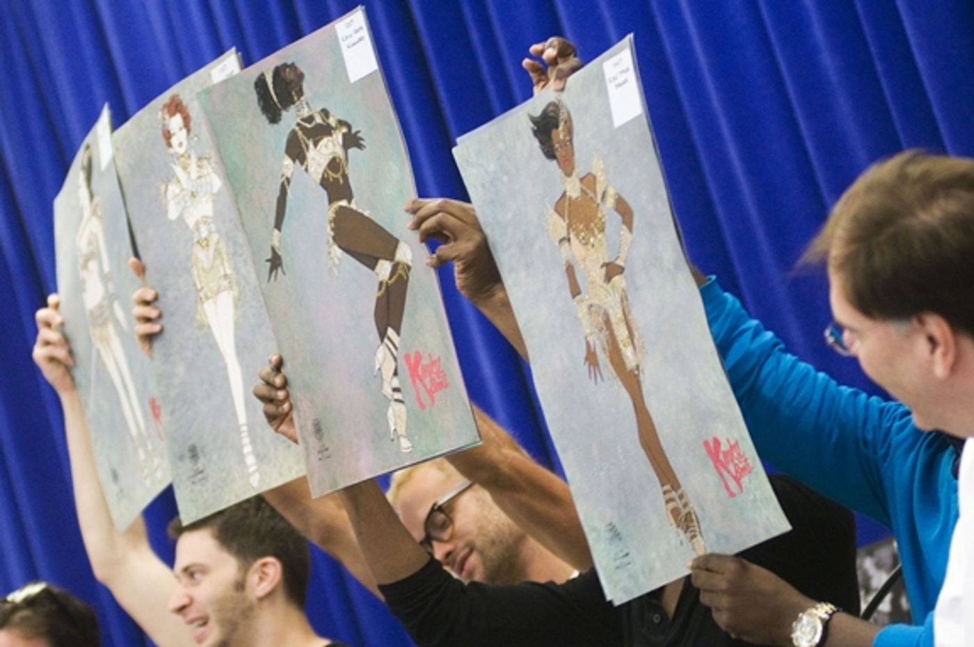 Photo Flash: Inside the First Rehearsal for KINKY BOOTS with Harvey Fierstein, Jerry Mitchell and More! Photo Flash: Inside the First Rehearsal for KINKY BOOTS with Harvey Fierstein, Jerry Mitchell and More! Image