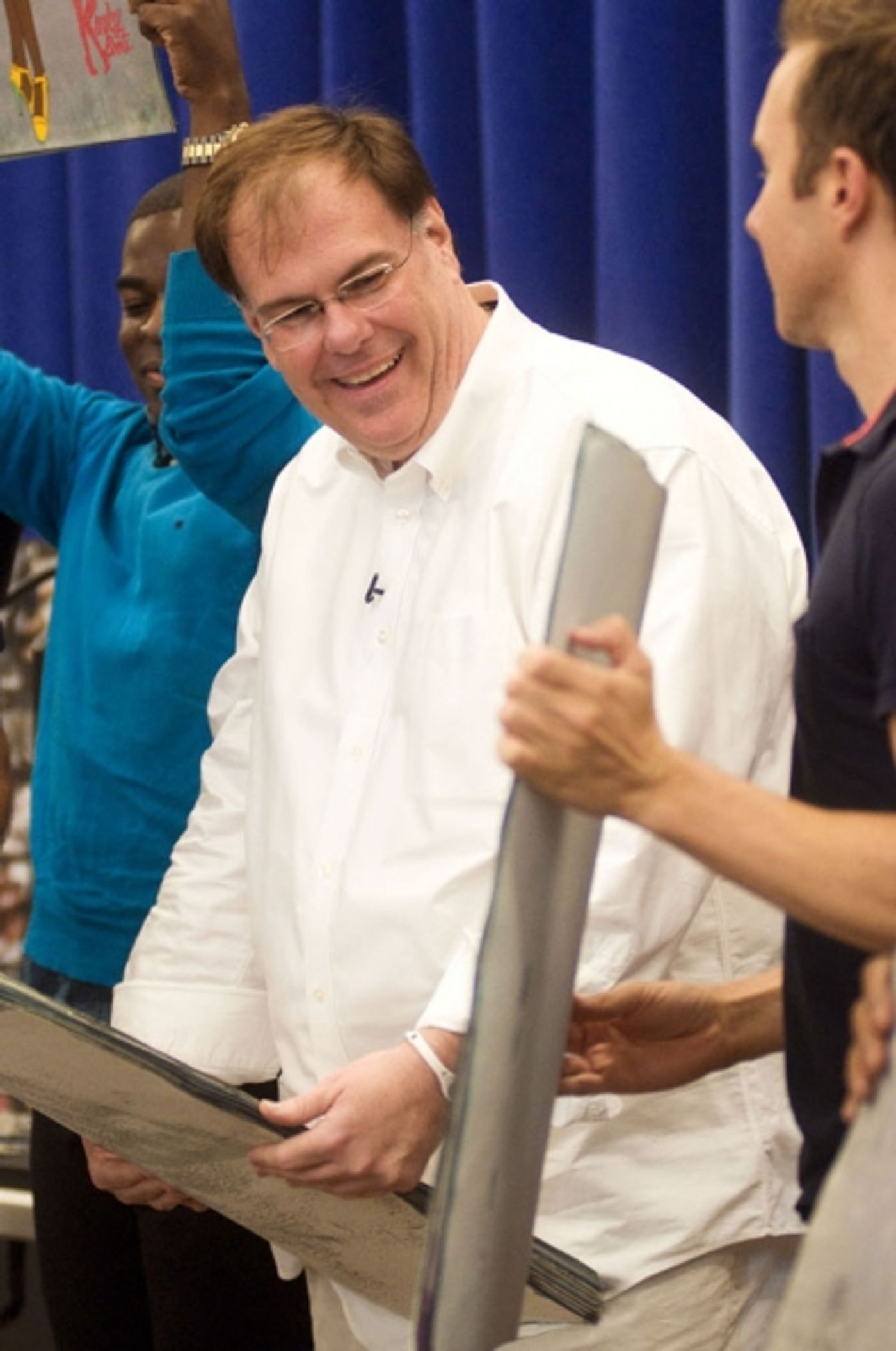 Photo Flash: Inside the First Rehearsal for KINKY BOOTS with Harvey Fierstein, Jerry Mitchell and More!  Image