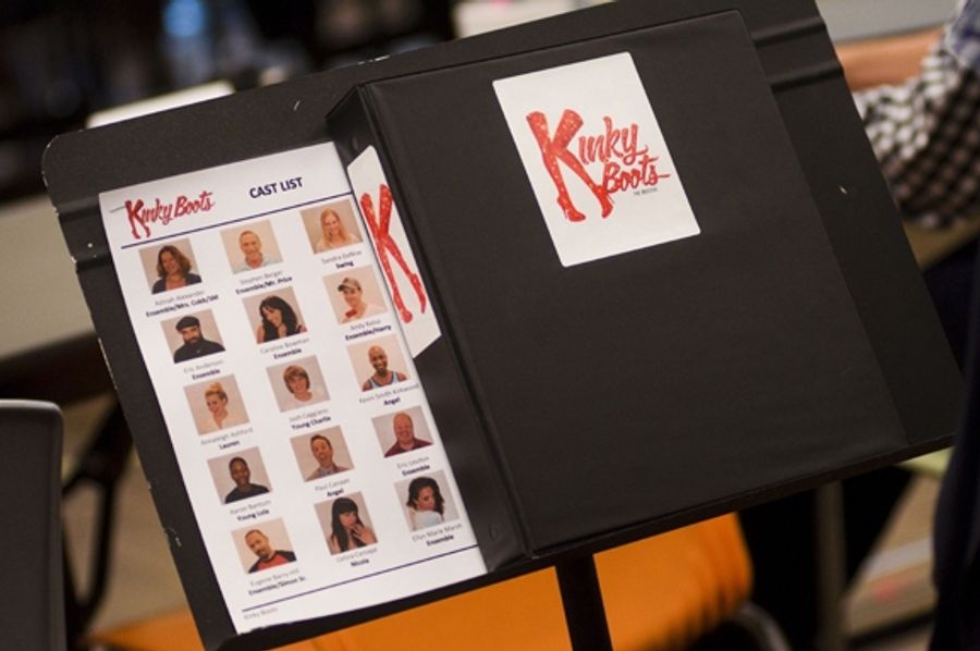 Photo Flash: Inside the First Rehearsal for KINKY BOOTS with Harvey Fierstein, Jerry Mitchell and More! Image