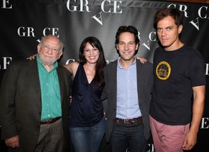 Ed Asner, Kate Arrington, Paul Rudd & Michael Shannon attend Broadway's 'Grace' cast press conference & photocall at the Grace Hotel on August 21, 2012 in New York City. @ BroadwayWorld Ed Asner, Kate Arrington, Paul Rudd & Michael Shannon attend Broadway's 'Grace' cast Photo