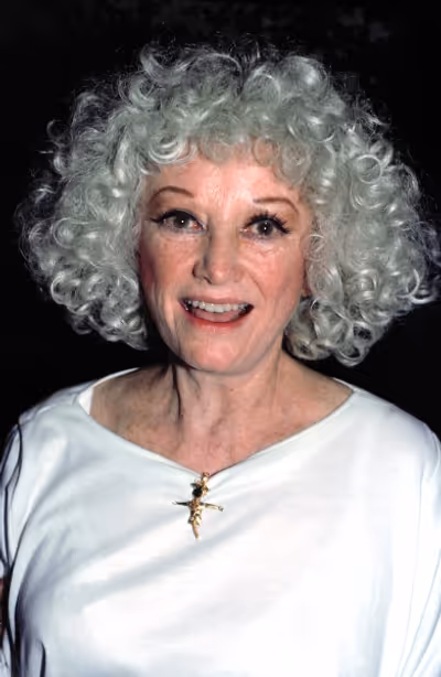 Phyllis Diller  in New York City. 1988 Photo