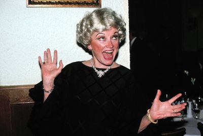 Phyllis Diller in New York City. October 1982  Photo