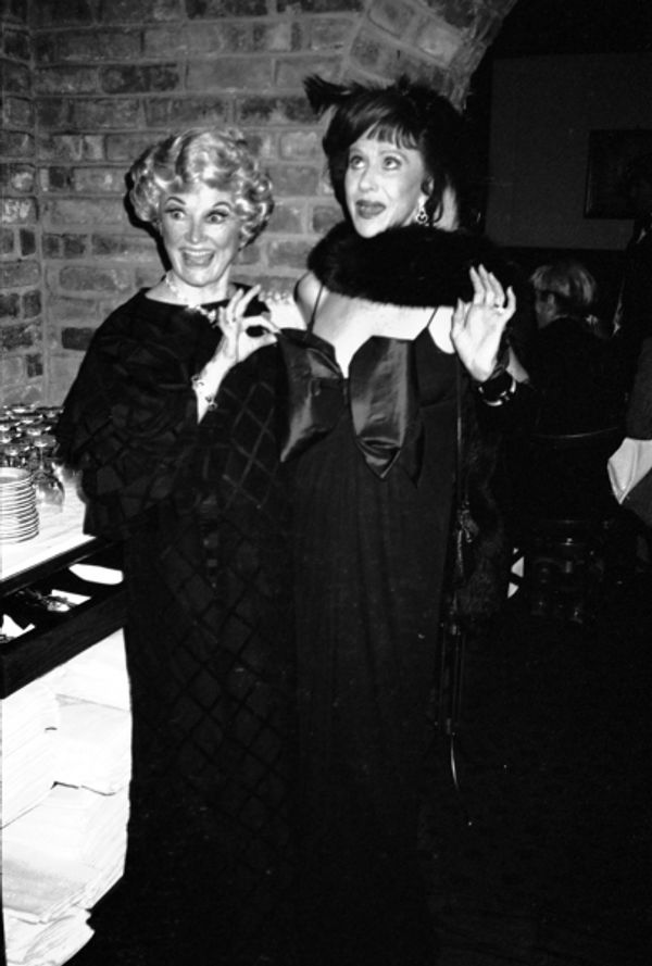 Phyllis Diller and Ruth Warrick New York City.  October 1981  Photo
