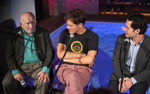 Ed Asner, Michael Shannon, Paul Rudd @ BroadwayWorld Ed Asner, Michael Shannon, Paul Rudd Photo