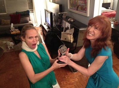 Kristin Chenoweth Spends Recovery Time with Kathy Griffin! Photo