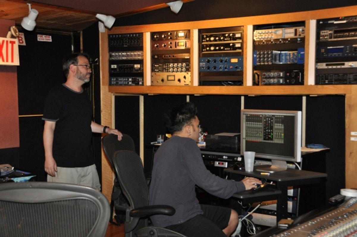 Stephen 'Hoops' Snyder and Andros Rodriguez at 