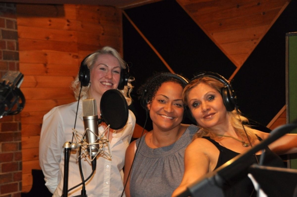 Stephanie Estes, Angela Birchett and Orfeh at 