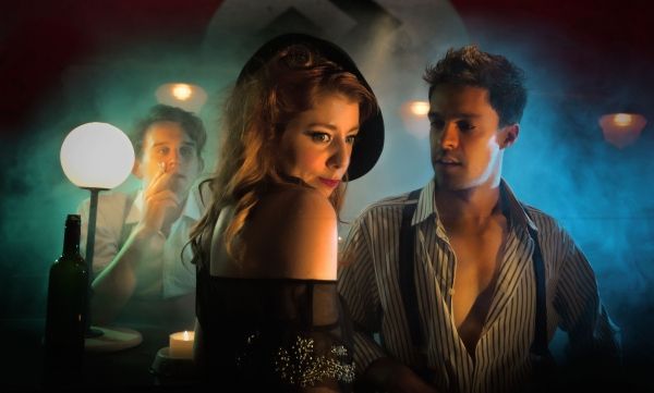 Harry Melling as Christopher Isherwood, Rebecca Humphries as Sally Bowles and Oliver  Photo