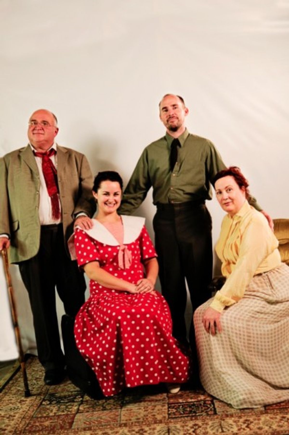 Lawrence McLay as John 'Doc' Askins; Erika Coleman as Maureen Moore; Susan Phelan as Janie Moore at 