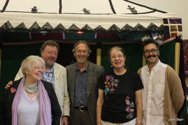 Liz Lochhead, John Sampson, John Glenday, Stephanie Green and Ryan Van Winkle Photo
