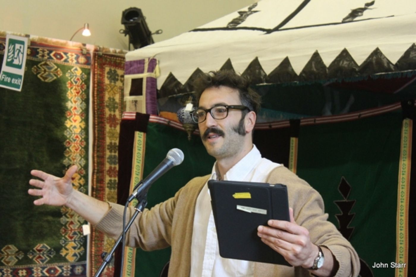 Photo Flash: Poetry in the Persian Tent Opens at Edinburgh's Festival of Spirituality and Peace Photo Flash: Poetry in the Persian Tent Opens at Edinburgh's Festival of Spirituality and Peace Image