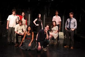  Cast of The IMPROVISED Play (from left to right): Hunter Nelson, Zack Willis, Carrie Photo