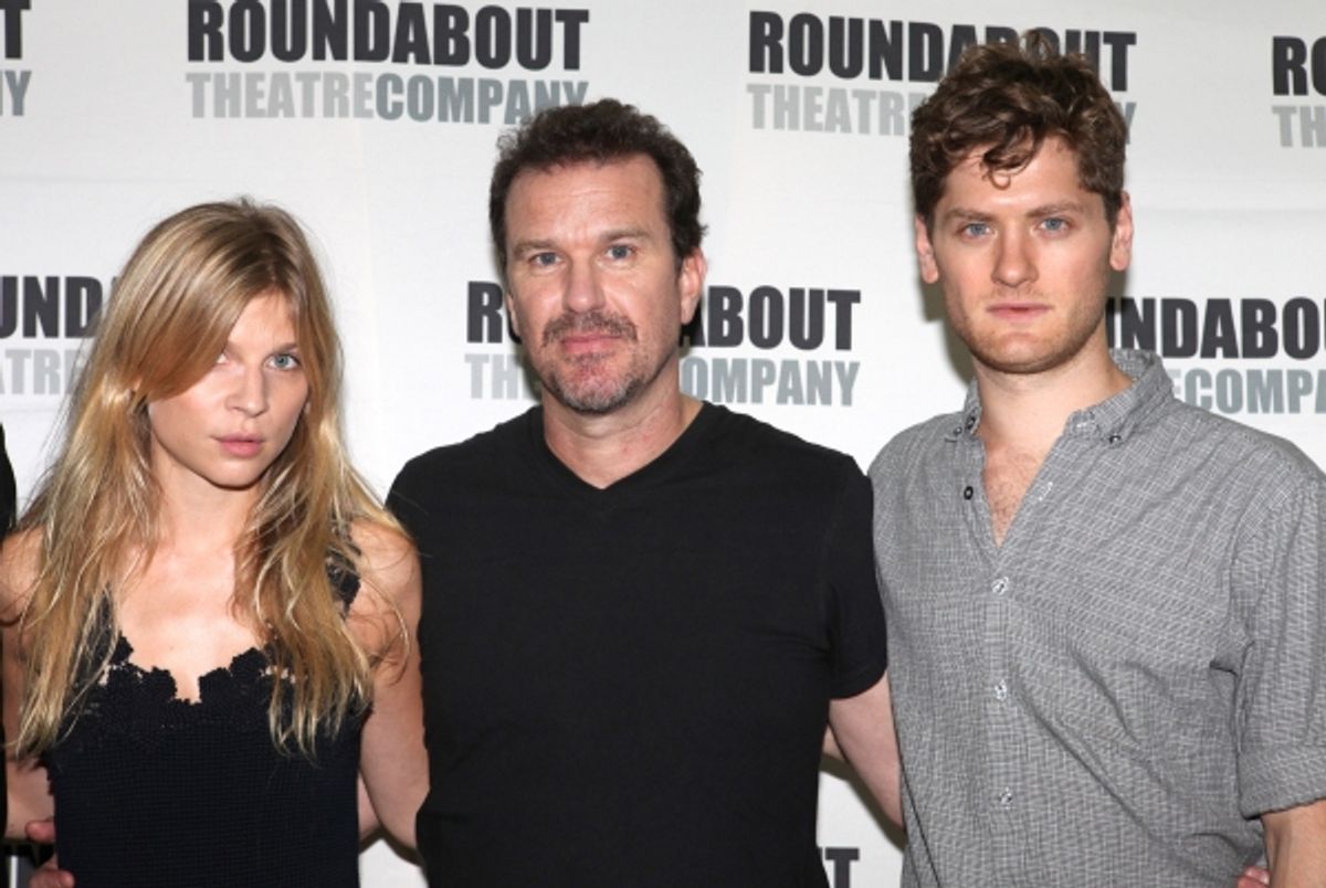 Clemence Poesy, Douglas Hodge and Kyle Soller  at 