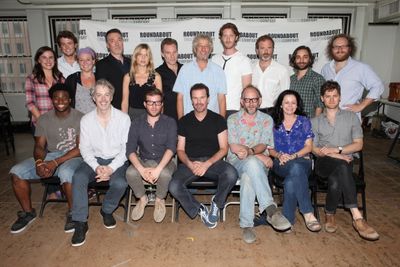  (Front row L to R) Okieriete Onaodowan, Tim McGreever, Douglas Hodge, Max Baker, Ger Photo