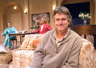  Foreground: Director Andrew Barnicle. Background: Julie Granata and Joseph Fuqua  Photo