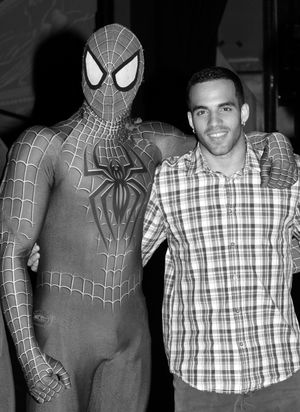  Danell Leyva & Spider-Man Photo
