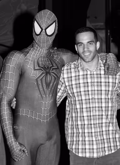  Danell Leyva & Spider-Man Photo