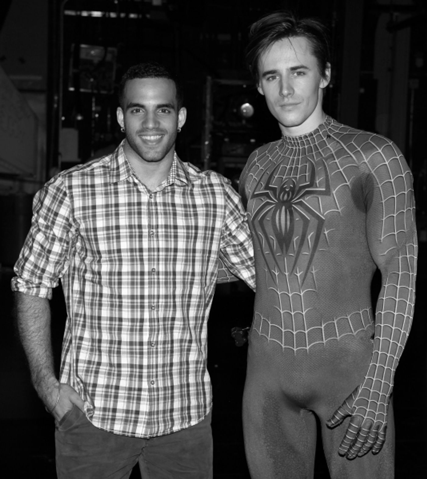 Photo Coverage: Olympic Gymnast Danell Leyva Visits SPIDER-MAN Photo Coverage: Olympic Gymnast Danell Leyva Visits SPIDER-MAN Image