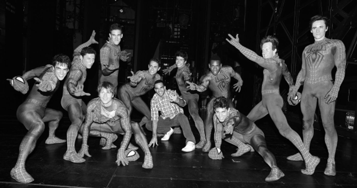 Photo Coverage: Olympic Gymnast Danell Leyva Visits SPIDER-MAN Photo Coverage: Olympic Gymnast Danell Leyva Visits SPIDER-MAN Image