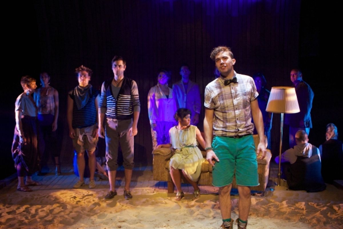  Joey deBettencourt (front right) and the ensemble at 