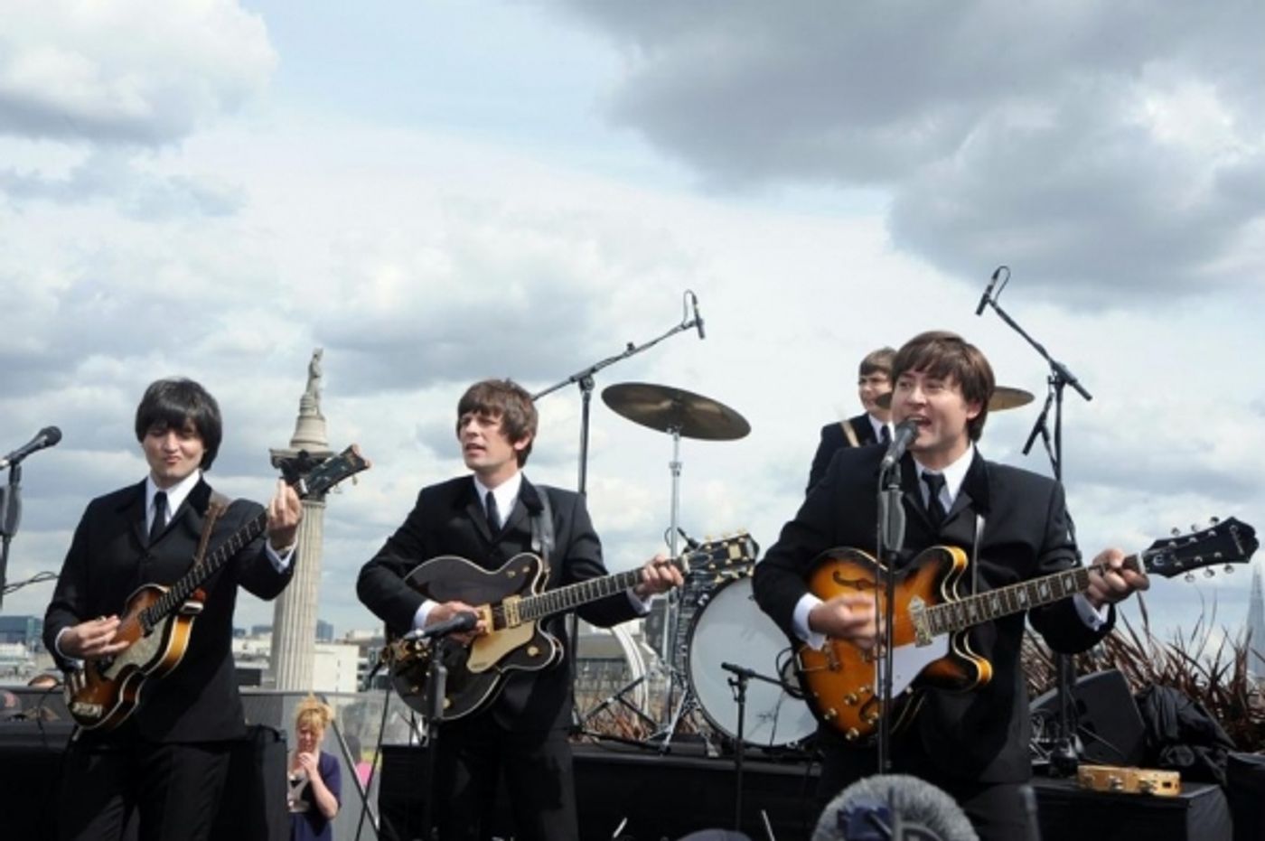 Photo Flash: West End's LET IT BE Plays Rooftop Gig!  Image