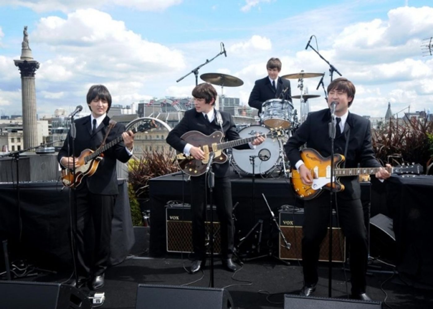 Photo Flash: West End's LET IT BE Plays Rooftop Gig!  Image