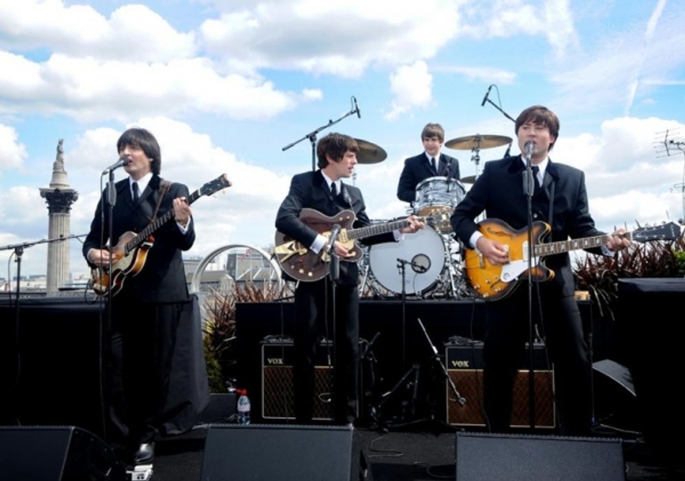 Photo Flash: West End's LET IT BE Plays Rooftop Gig!  Image