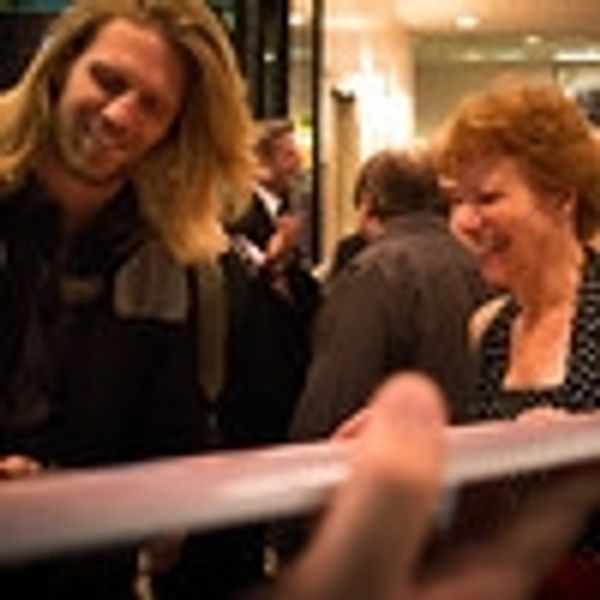 Jeff Vezain and Sara Pedri  Photo