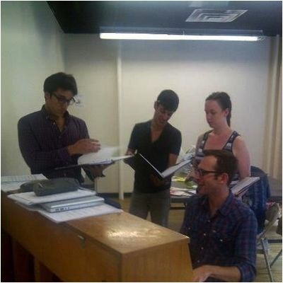  Jared Zirilli, DJ Bucciarelli, Cait Doyle and James Cunningham (Hot Mess Musical Dir Photo