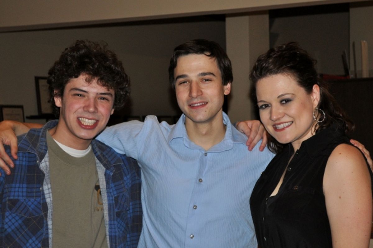  Danny Mulae, Todd Aiello and Elizabeth Morgan at 