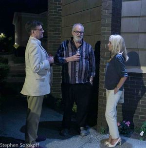 Jim Caruso, William Finn, Eda Sorokoff Photo