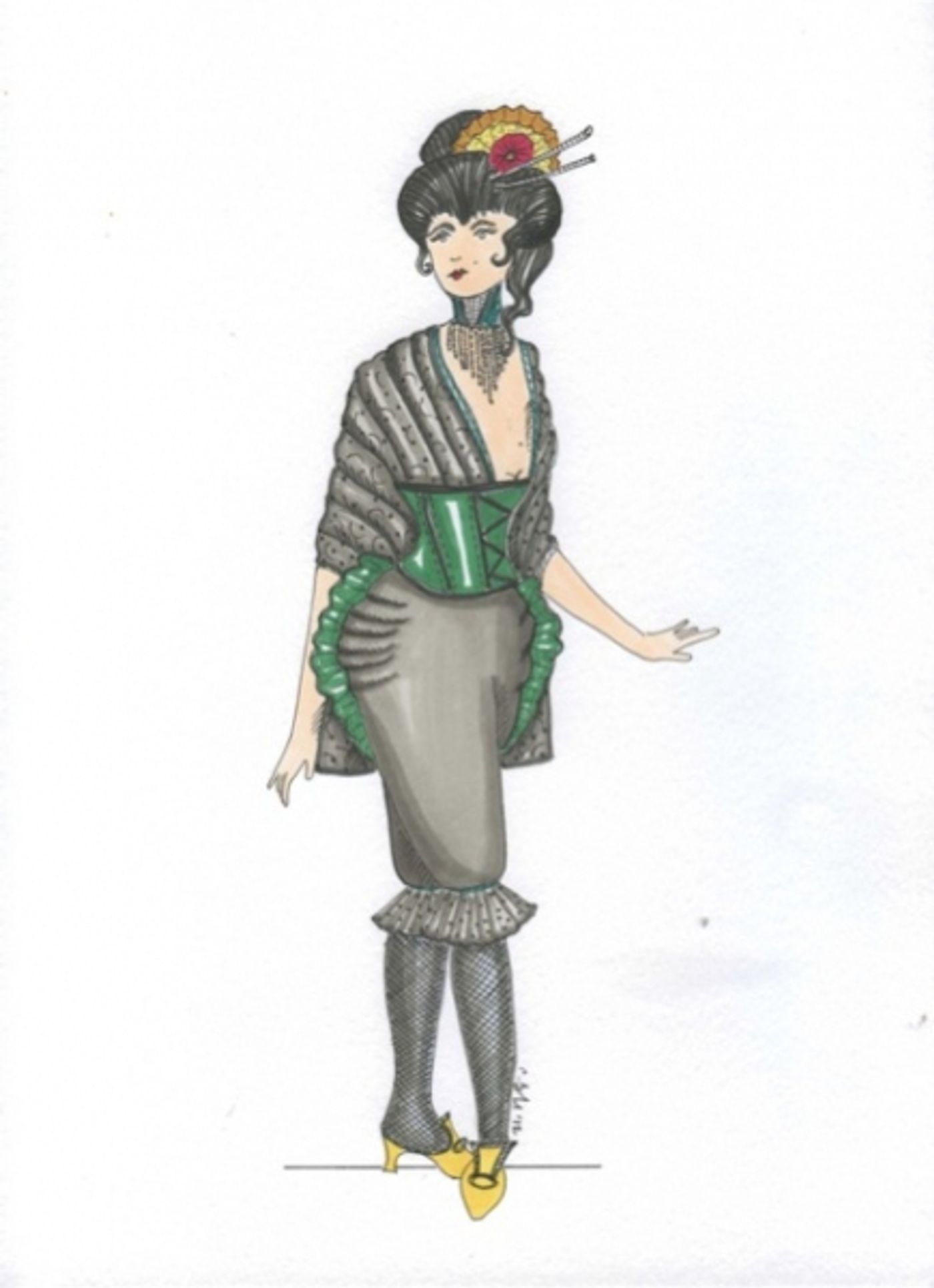 Photo Flash: Costume and Set Renderings from Swine Palace's A FREE MAN OF COLOR  Image