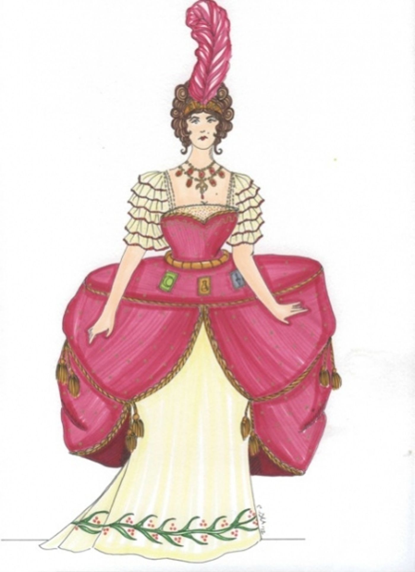 Photo Flash: Costume and Set Renderings from Swine Palace's A FREE MAN OF COLOR  Image