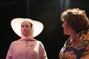 Kristie Ohlinger as Hannah Jelkes and Tricia Corcoran as Maxine Faulk
@ BroadwayWorld Kristie Ohlinger as Hannah Jelkes and Tricia Corcoran as Maxine Faulk
Photo