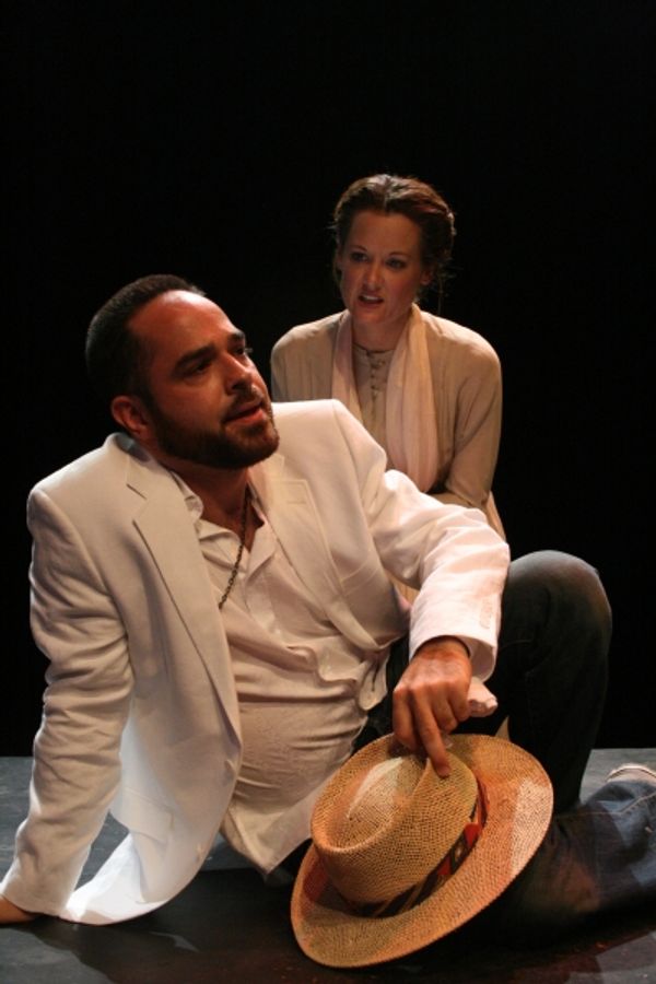Timothy Riggs as The Reverend Lawrence T. Shannon and Kristie Ohlinger as Hannah Jelk Photo