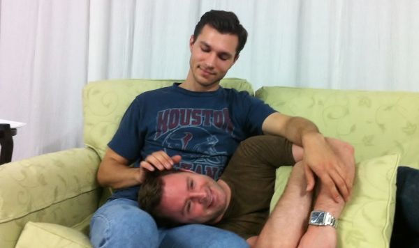 Zach Lewis as Luke & Brad Goertz as Adam. Photo