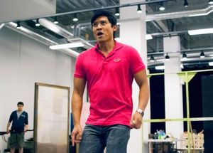 Paolo Montalban in rehearsal for Allegiance - A New American Musical at The Old Globe in San Diego, California. The World Premiere of Allegiance, with music and lyrics by Jay Kuo and book by Marc Acito, Kuo and Lorenzo Thione, directed by Stafford Arima, @ BroadwayWorld Paolo Montalban in rehearsal for Allegiance - A New American Musical at The Old Globe Photo