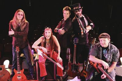 Troy Benton, Penelope Alex, Jamey Grisham, Charlie King, and Roy Brown Photo