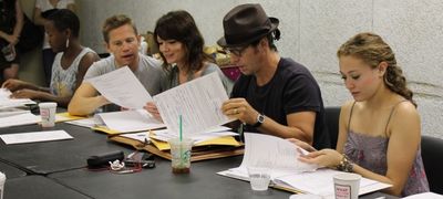 Anastacia McClesky, Jack Noseworthy, Katrina Lenk, Rob Morrow and Jill Schackner  Photo