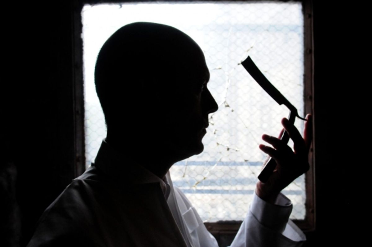 Arthur Aulisi as Toddesco is reunited with his beloved razors, leaving many to question the next time they sit in a barber's chair. at 