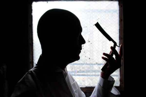 Arthur Aulisi as Toddesco is reunited with his beloved razors, leaving many to questi Photo