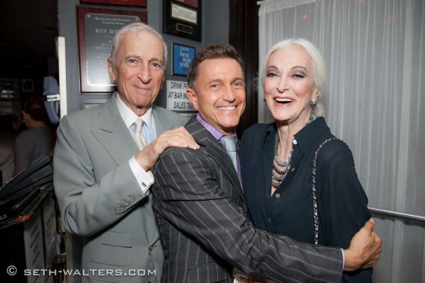 Gay Talese, Jeff Harnar, Carmen Dell'Orefice Photo