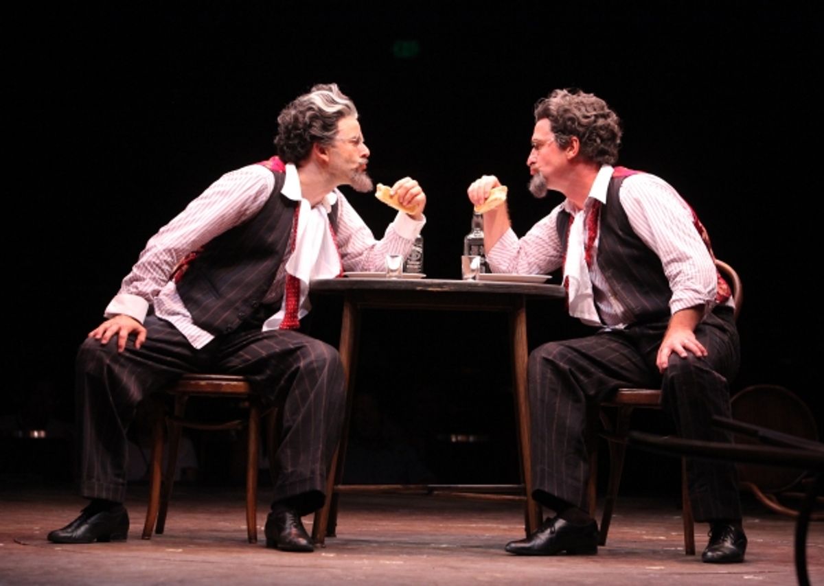  Noah Racey and Matthew Shepard as Bobby Child and Bela Zangler  at 