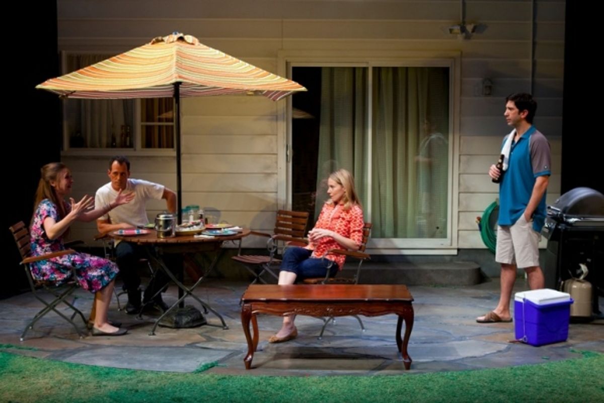  Sarah Sokolovic, Darren Pettie, Amy Ryan and David Schwimmer at 