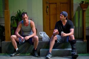 Darren Pettie and David Schwimmer @ BroadwayWorld Darren Pettie and David Schwimmer Photo