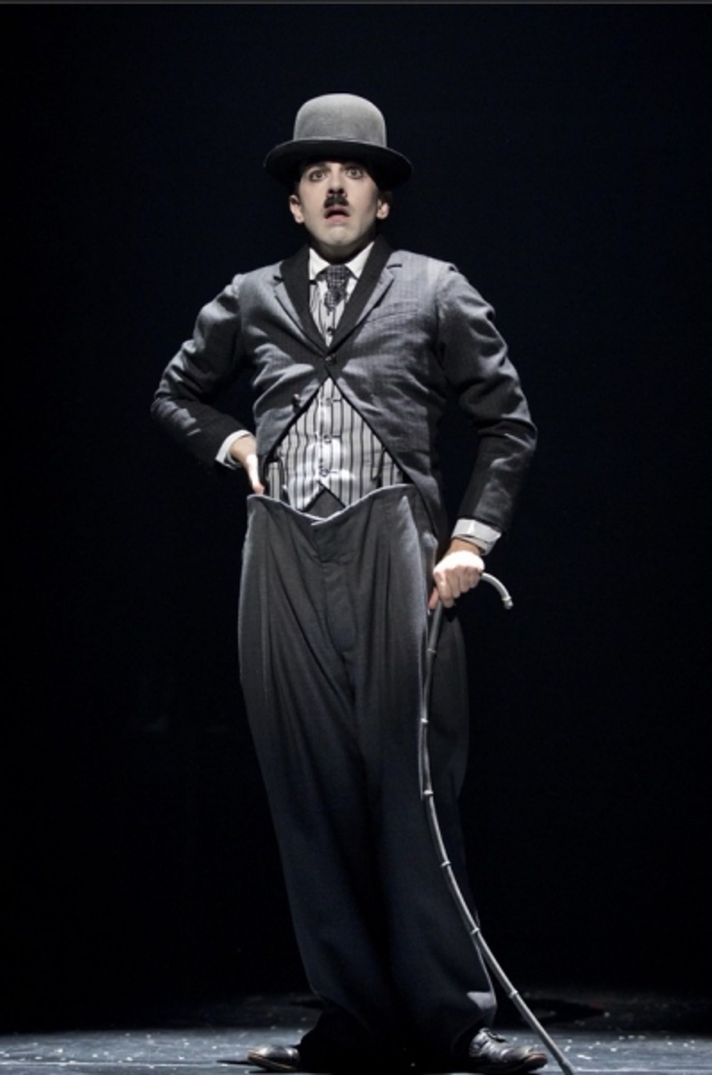 Photo Flash: First Look at Rob McClure, Jenn Colella, Erin Mackey, and More in CHAPLIN- Production Shots! Image