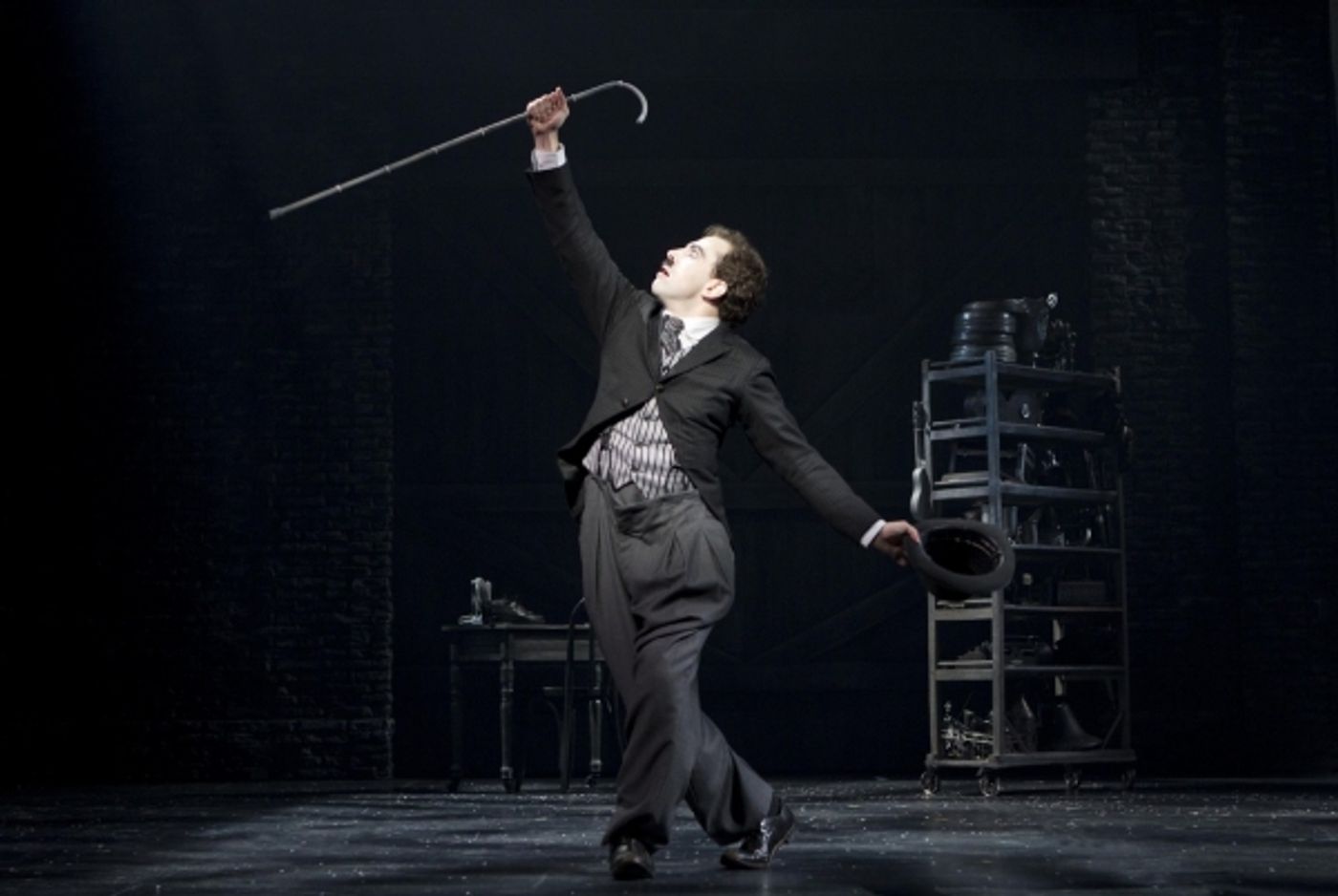Photo Flash: First Look at Rob McClure, Jenn Colella, Erin Mackey, and More in CHAPLIN- Production Shots! Image