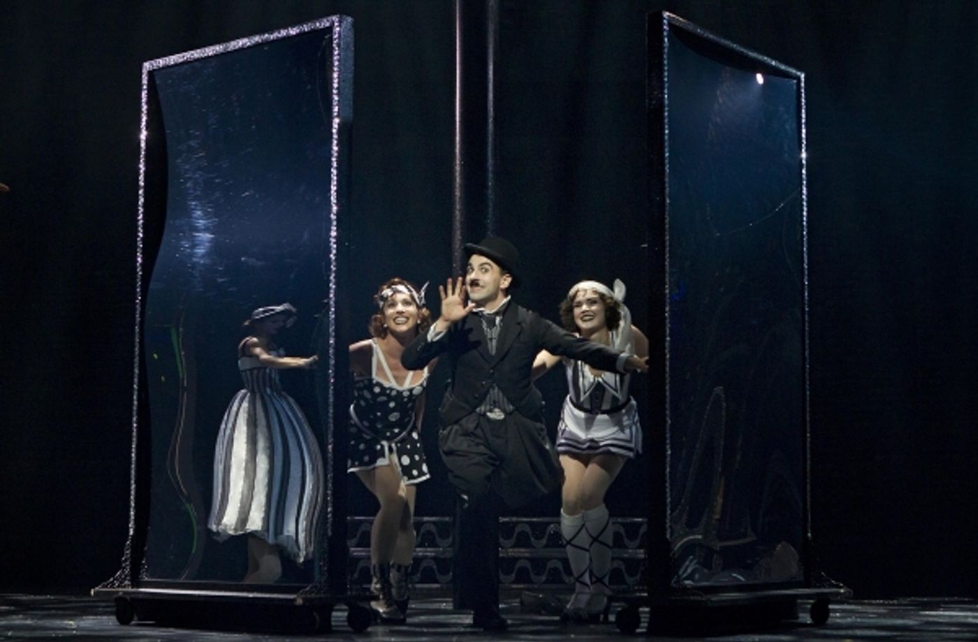Photo Flash: First Look at Rob McClure, Jenn Colella, Erin Mackey, and More in CHAPLIN- Production Shots! Image