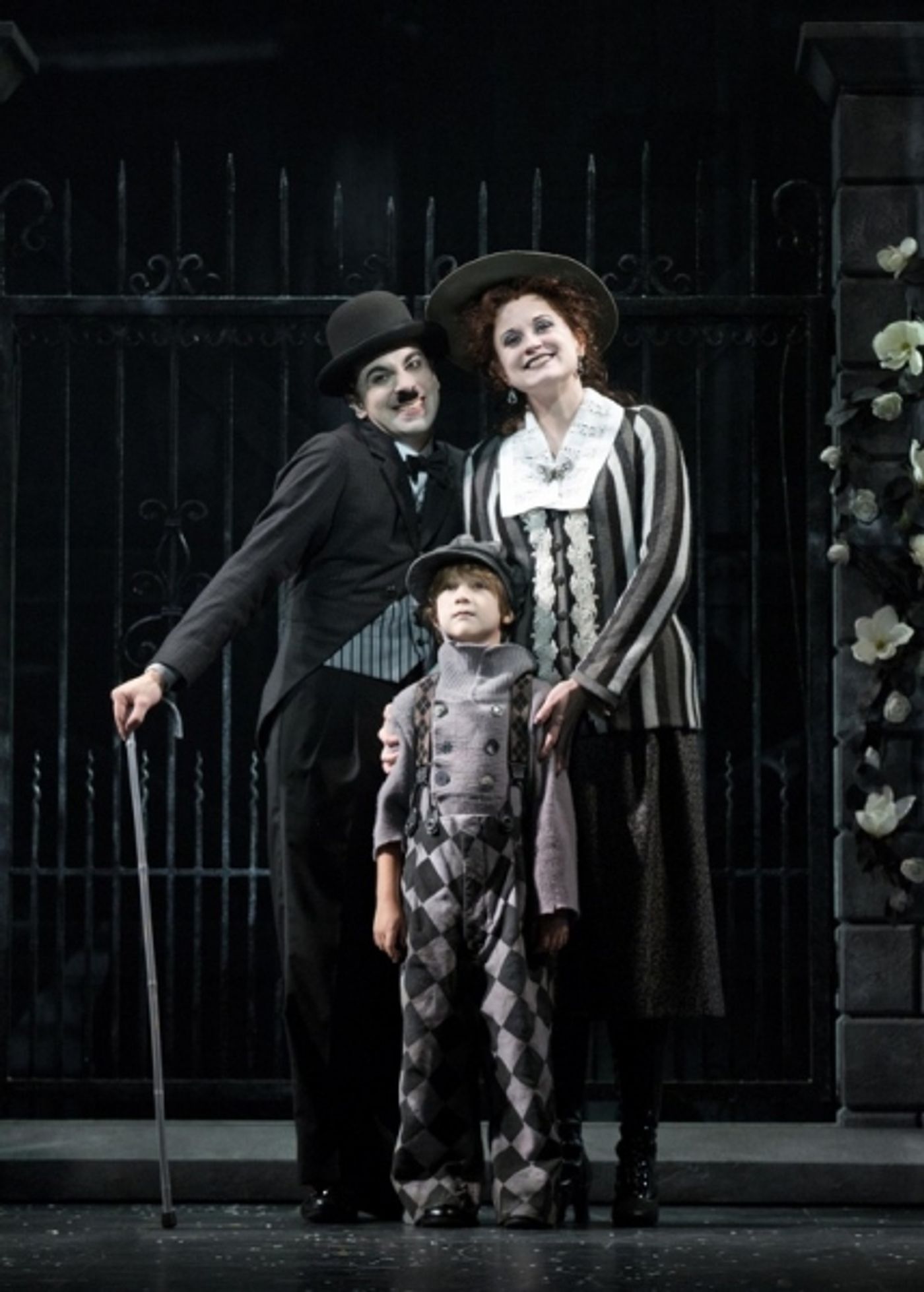 Photo Flash: First Look at Rob McClure, Jenn Colella, Erin Mackey, and More in CHAPLIN- Production Shots! Image