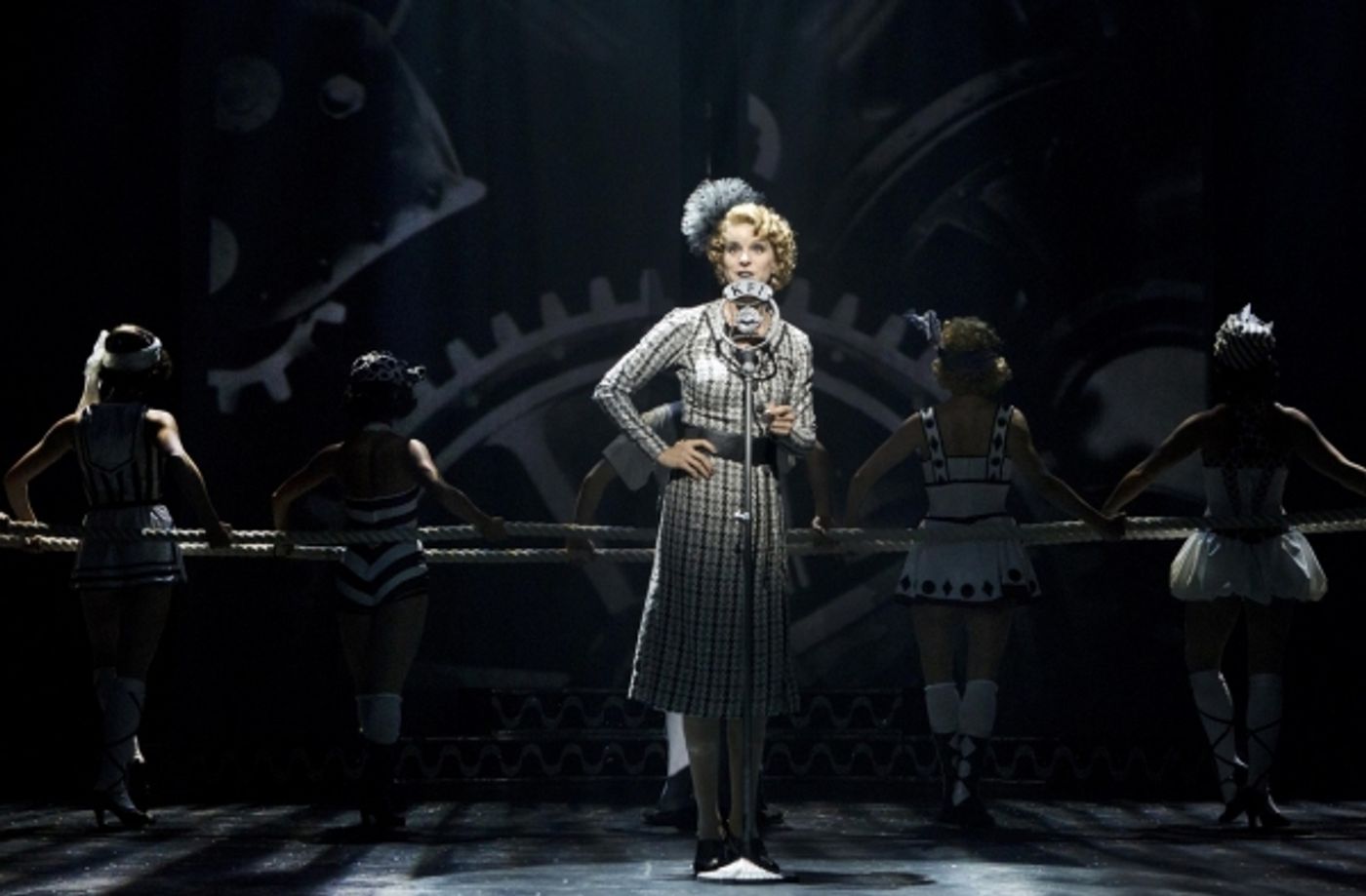 Photo Flash: First Look at Rob McClure, Jenn Colella, Erin Mackey, and More in CHAPLIN- Production Shots! Image